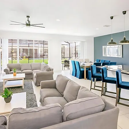 10Br Luxury Home Near Disney W Pool & Games Room Kissimmee Exterior foto